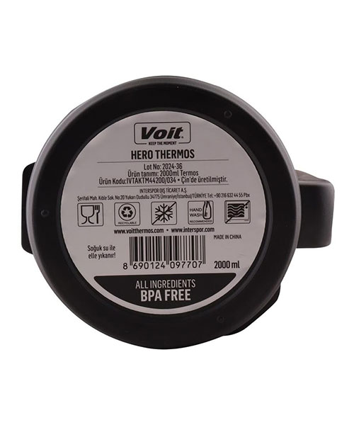 Voit Hero Thermos 2000Ml Mavi