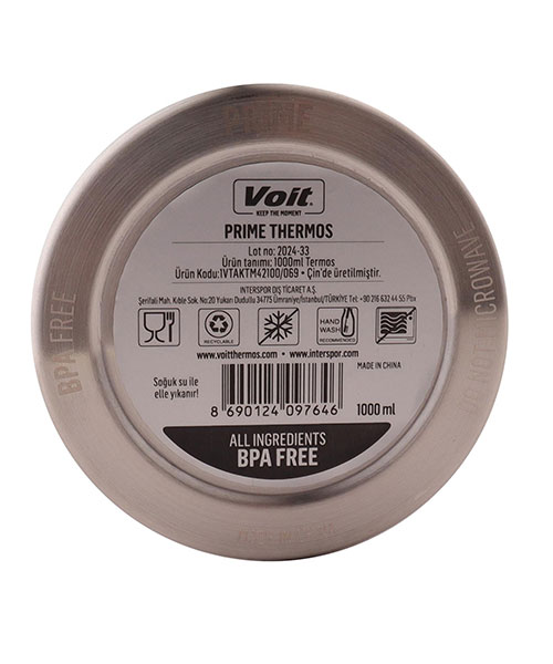 Voit Prime Thermos 1000Ml Termos Haki