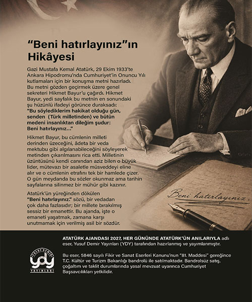 Atatürk Ajandası Set